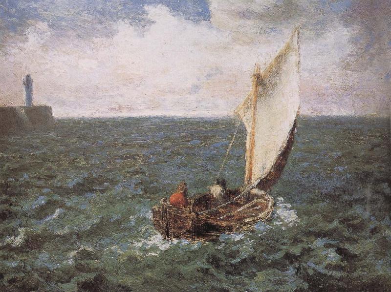Jean Francois Millet Sailboat oil painting picture